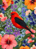 Scarlet Songbird Bloom (120 Colors)