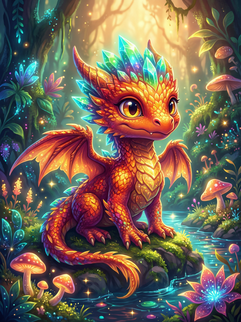 Emberlight Baby Dragon (80 Colours)