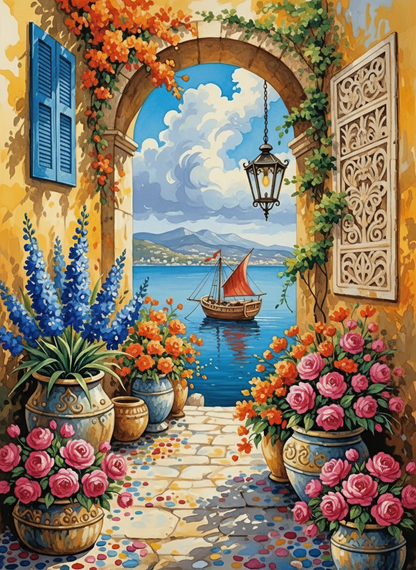 Floral Sea Archway (80 Colours)