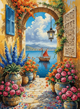 Floral Sea Archway (80 Colors)
