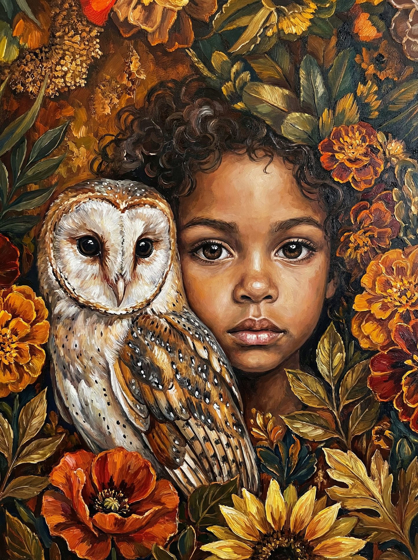 Guardian Child and Owl (80 Colours)