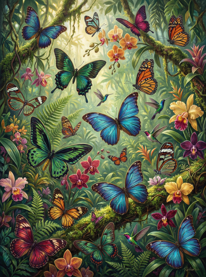 Enchanted Butterfly Canopy (80 Colours)