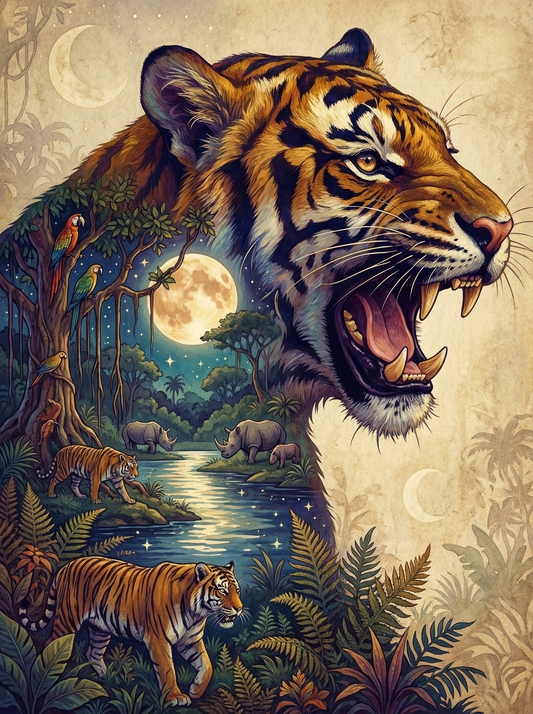 Moonlit Tiger Roar (120 Colours)