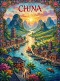 Golden River China (80 Colors)