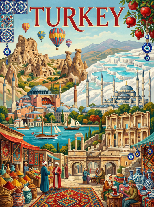 Turkey Cultural Wonders (80 Colours)