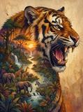 Wild Jungle Tiger (80 Colors)