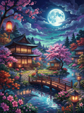 Moonlit Japanese Garden (120 Colors)