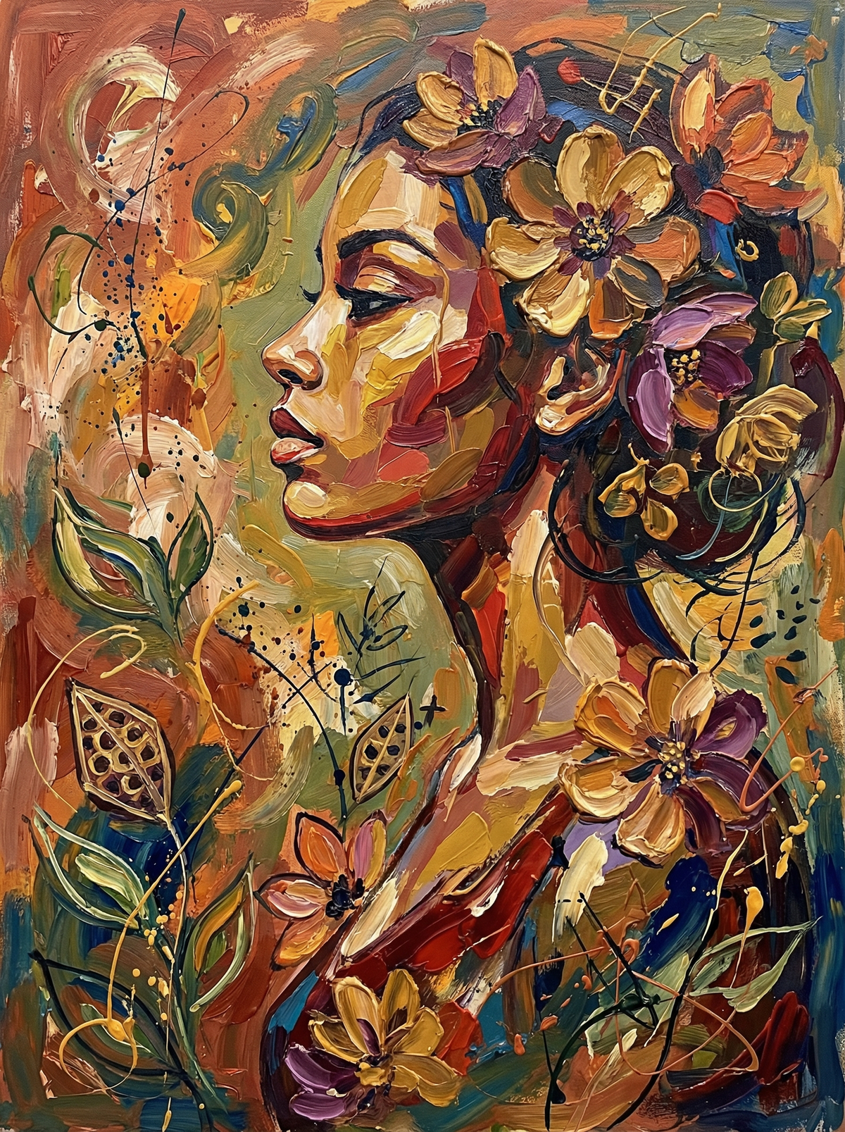 Autumn Reverie Portrait (80 Colours)