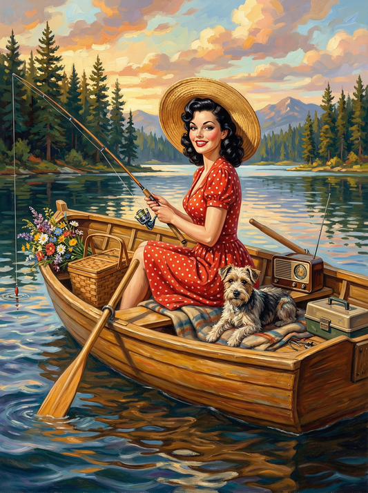 Lakeside Vintage Escape (80 Colours)