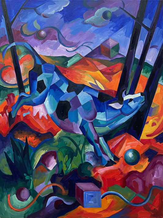Dreamscape Blue Cow (80 Colours)