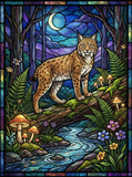 Moonlit Forest Lynx (80 Colors)