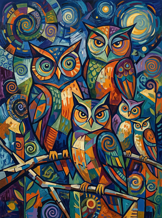 Midnight Owl Gathering (80 Colours)