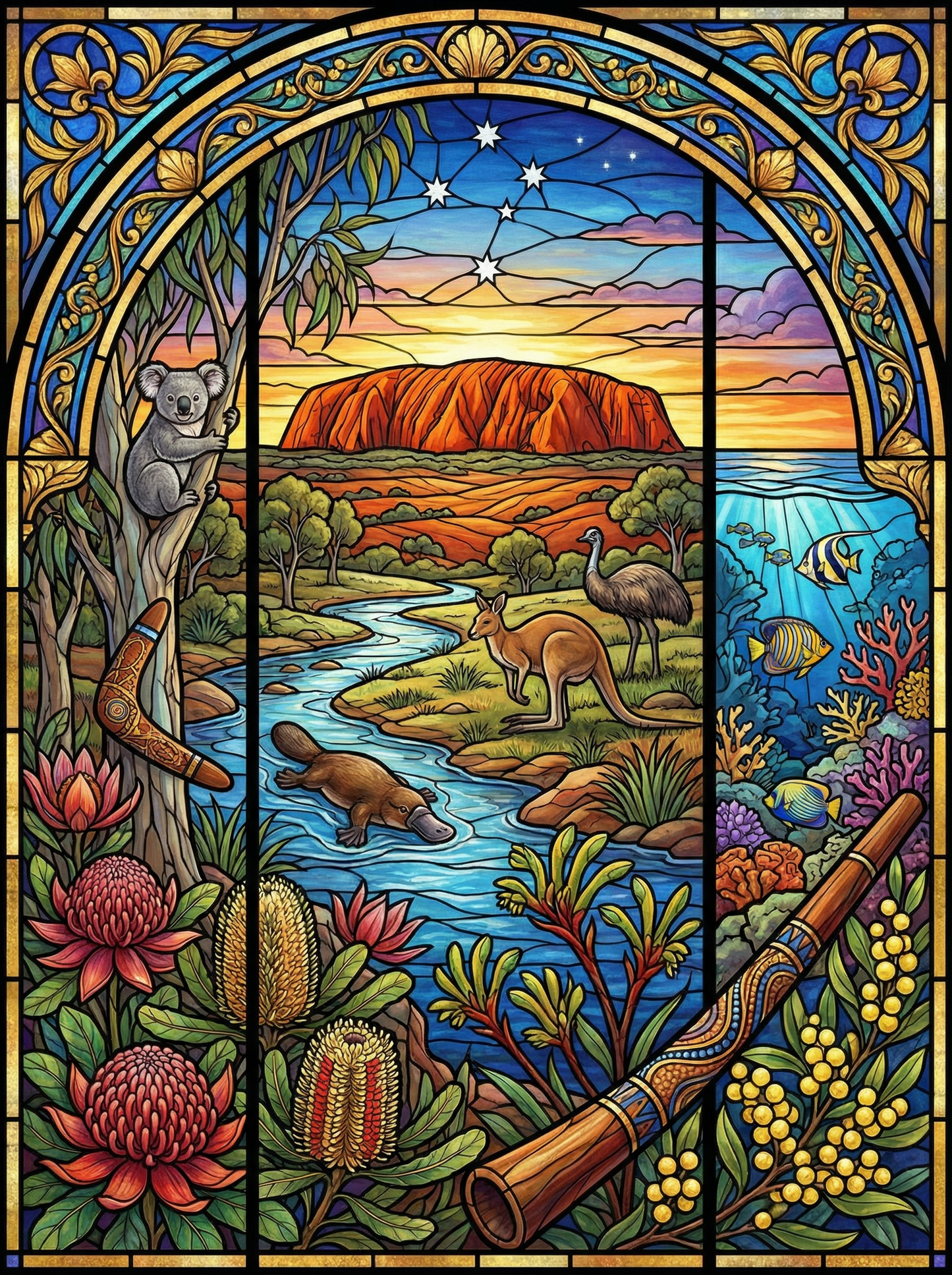 Australian Wildlife Dream (80 Colours)
