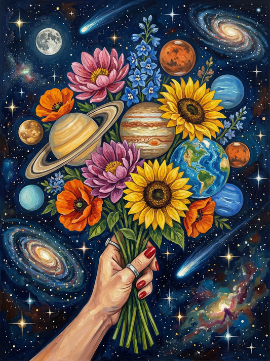 Cosmic Bouquet of Worlds (80 Colours)
