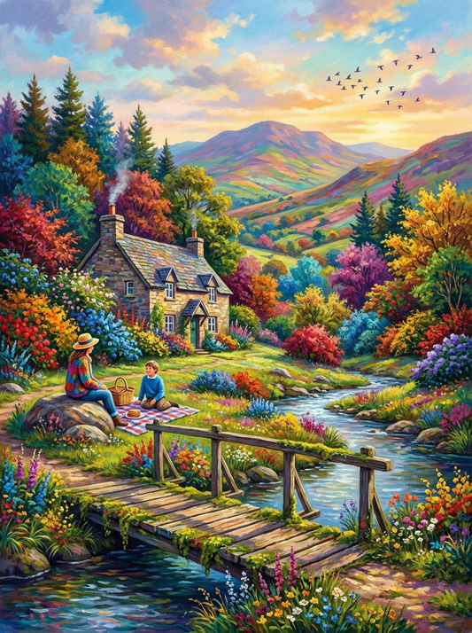 Cottage Valley Picnic (120 Colours)