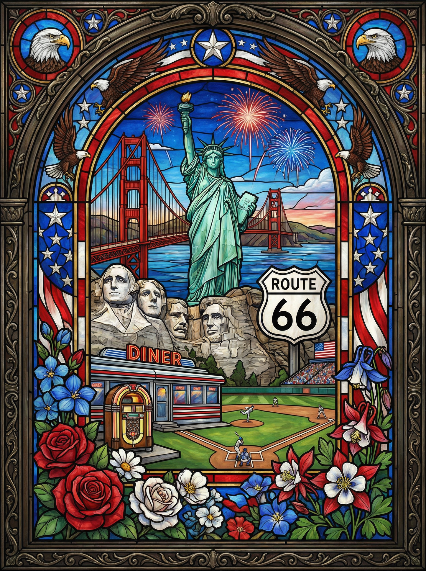 American Dream Mosaic (80 Colours)