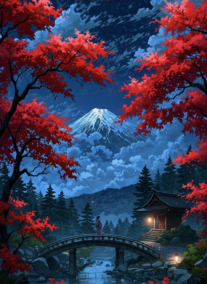 Moonlit Bridge (80 Colours)