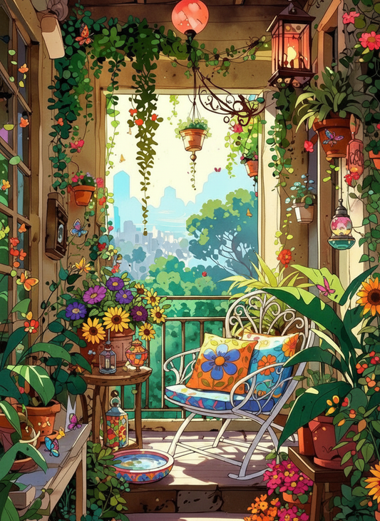 Balcony Garden (120 Colours)