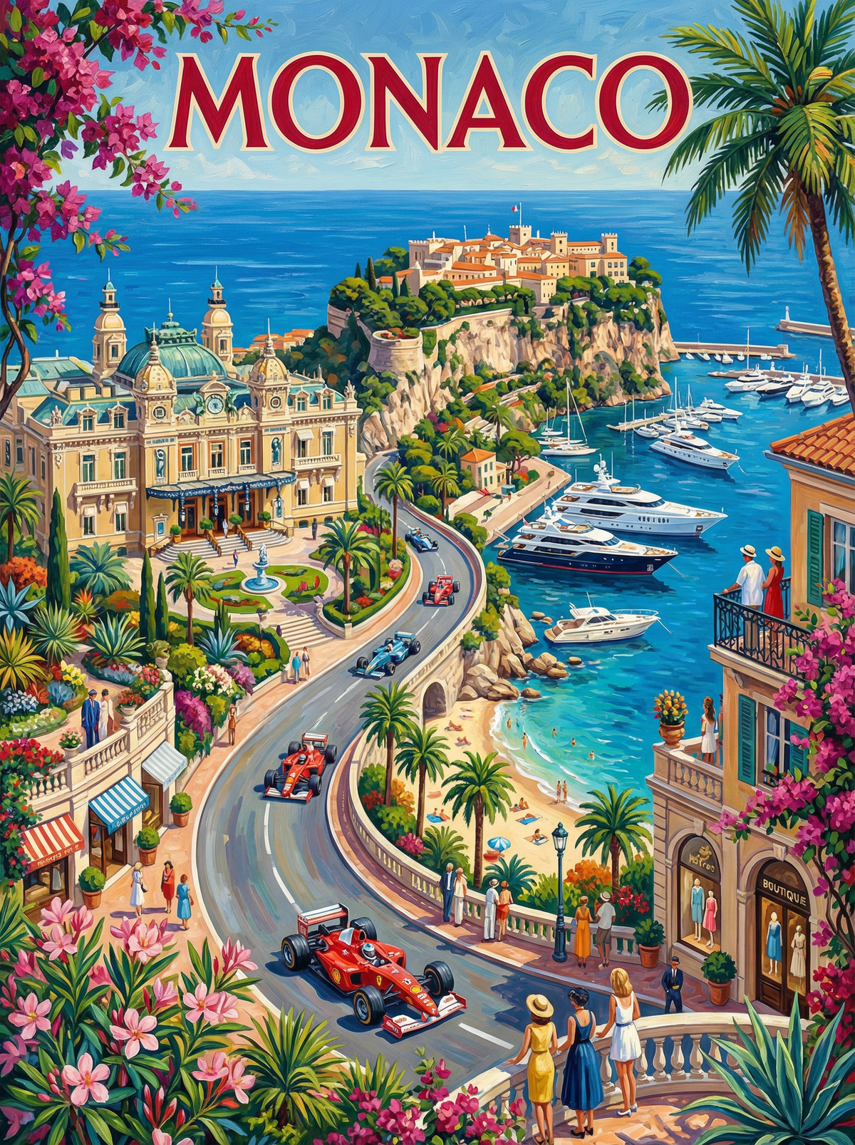 Monaco Coastal Grand Prix (80 Colours)