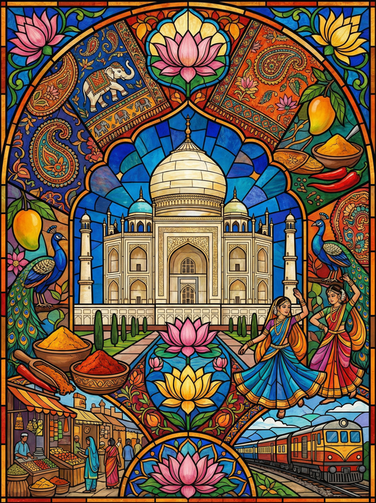 Taj Mahal Lotus Heritage (120 Colours)