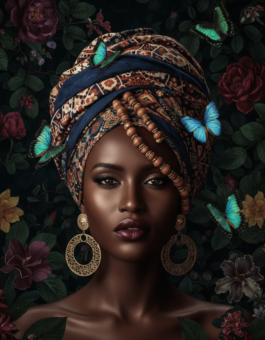 Turquoise Butterfly Gaze (80 Colours)