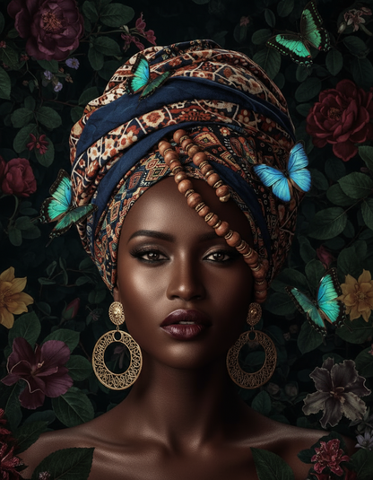 Turquoise Butterfly Gaze (80 Colours)