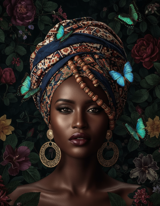 Turquoise Butterfly Gaze (80 Colours)