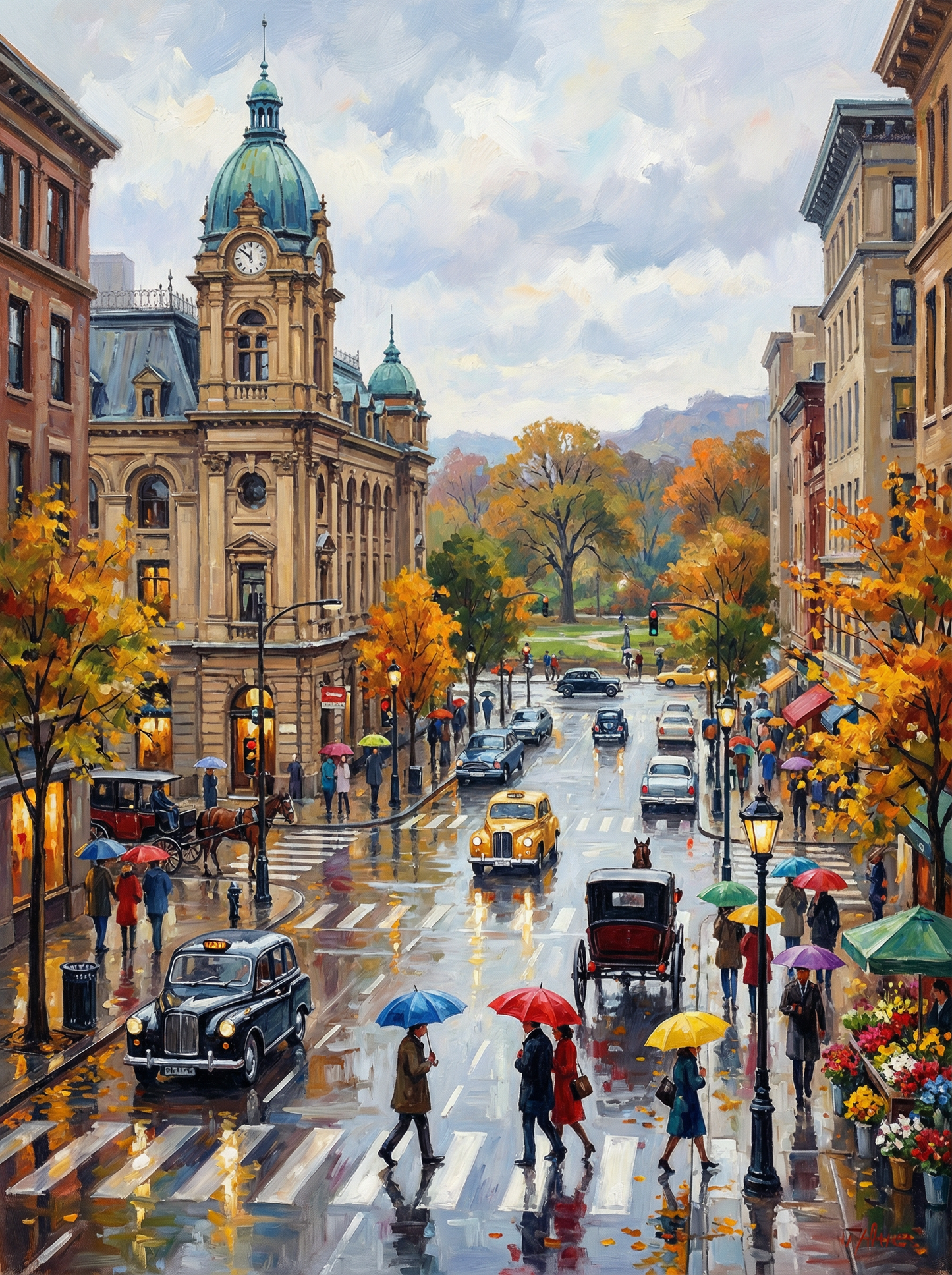 Autumn City Reflections (120 Colours)