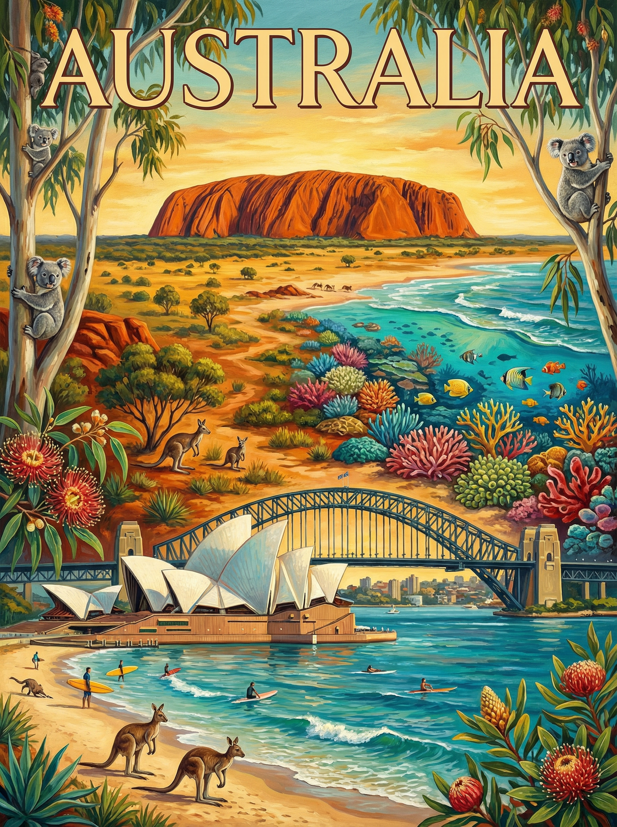 Australia Coastal Wonders (80 Colours)