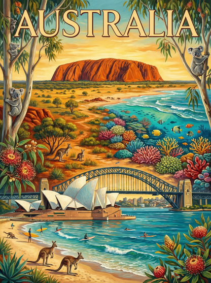 Australia Coastal Wonders (80 Colours)