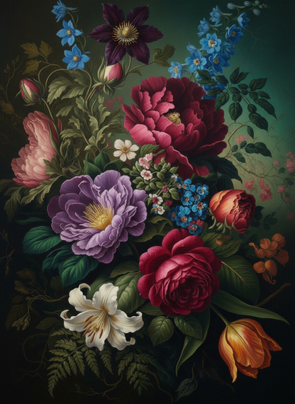 Baroque Bouquet Bloom (80 Colours)