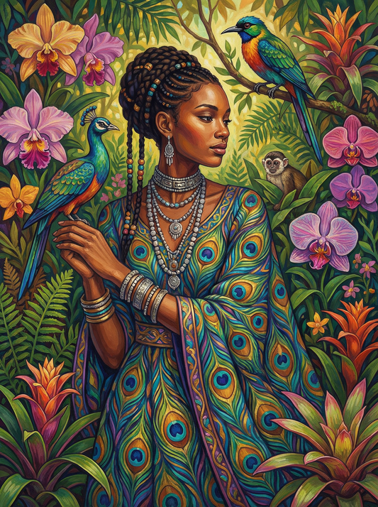 Peacock Queen of the Jungle (120 Colours)