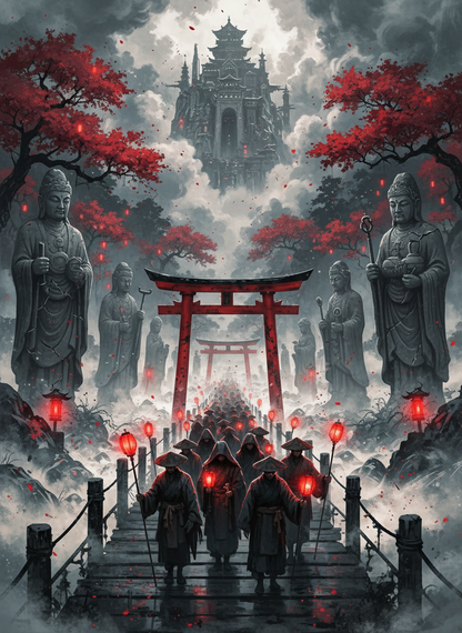 Samurai Temple Gate (80 Colours)
