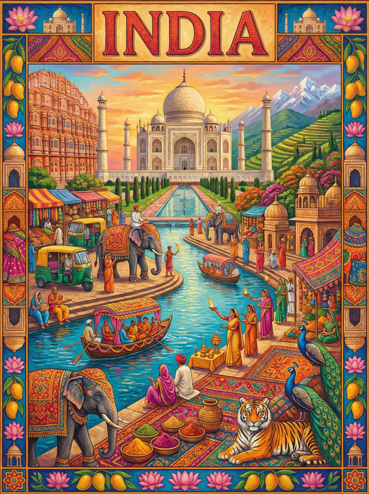 India Eternal Splendor (80 Colours)