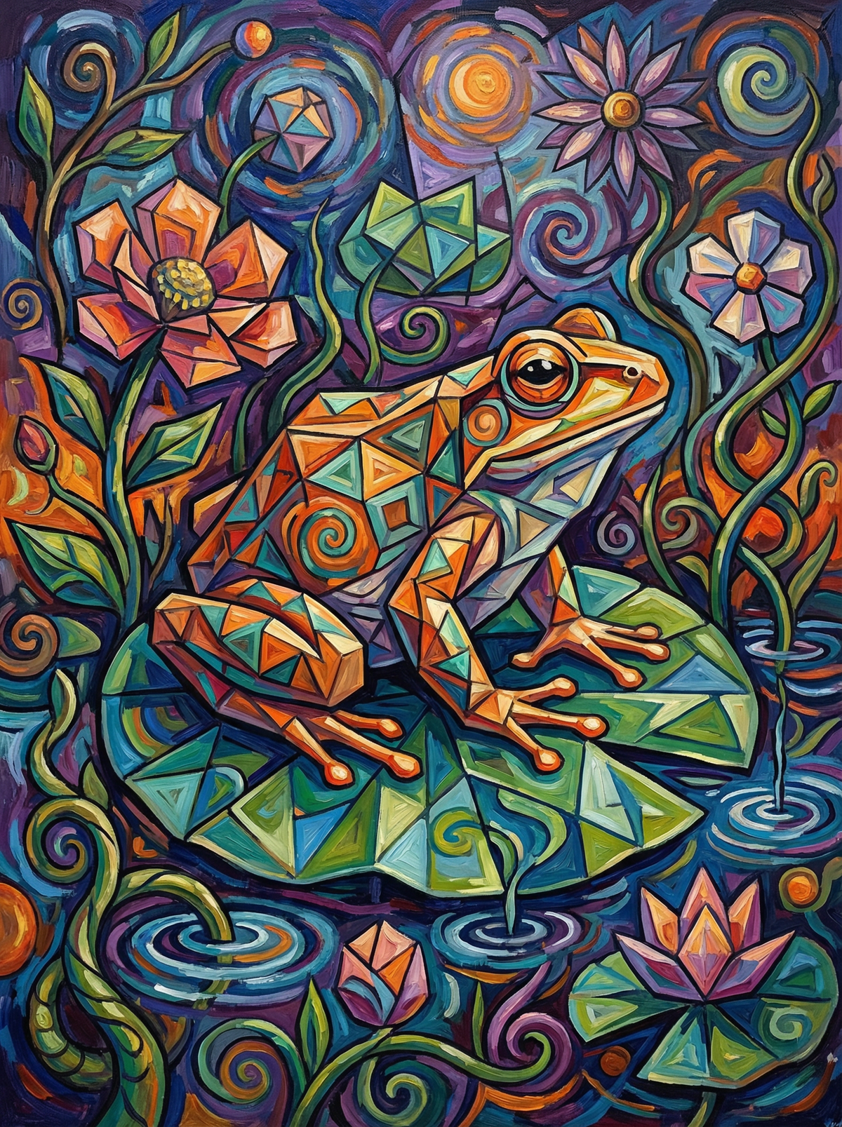 Sacred Lily Frog (120 Colours)