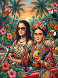Tropical Sunset Sisters (120 Colors)
