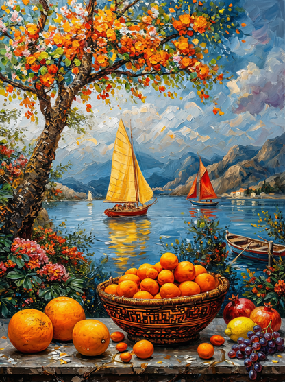 Citrus Shores by the Lake (80 Colours)