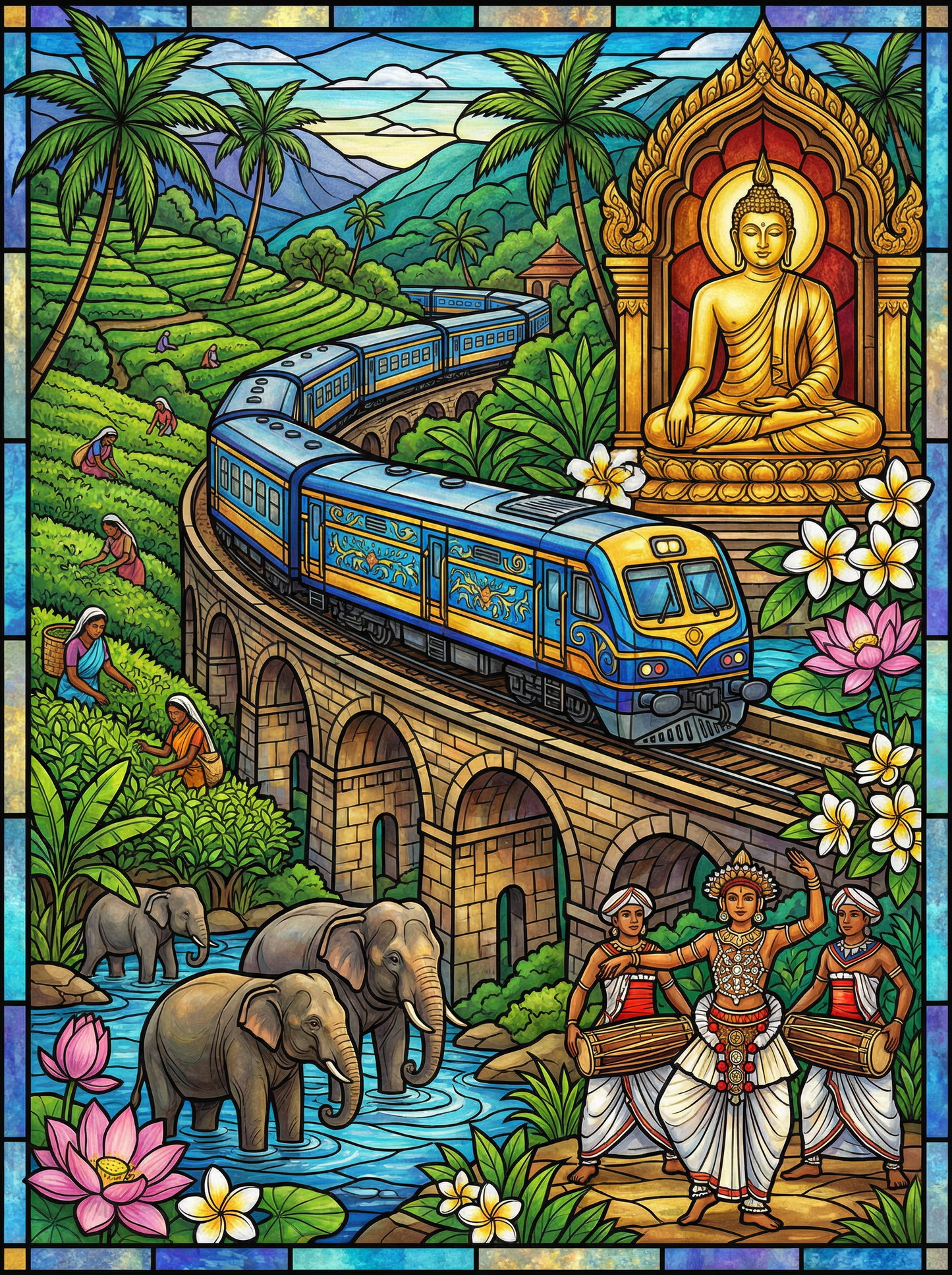 Sacred Passage of Lanka (80 Colours)