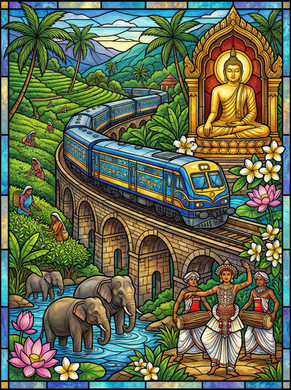 Sacred Passage of Lanka (80 Colours)