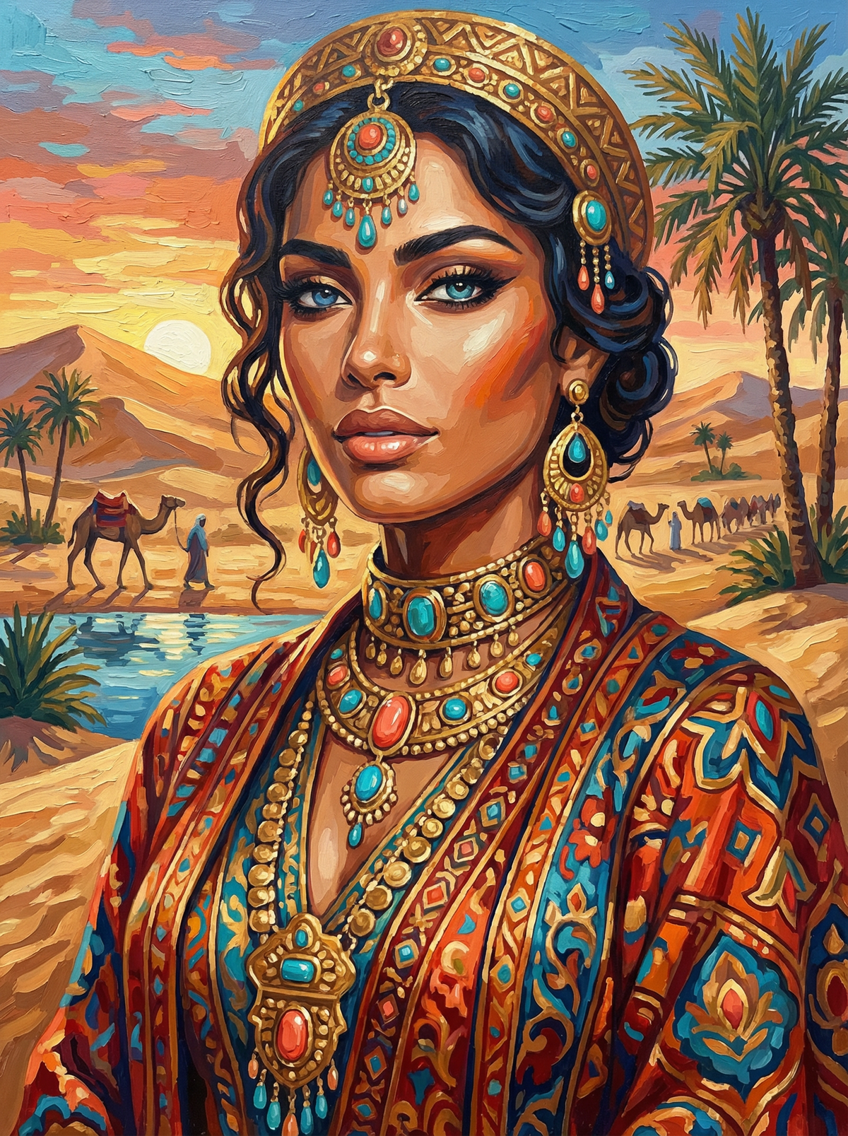 Desert Jewel at Dusk (80 Colours)