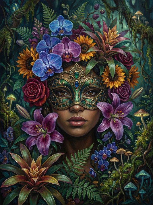Enchanted Orchid Mask (120 Colours)