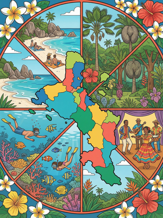 Tropical Island Mosaic (120 Colours)