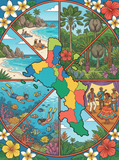 Tropical Island Mosaic (80 Colors)