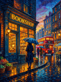 Rainy London Bookshop (80 Colors)