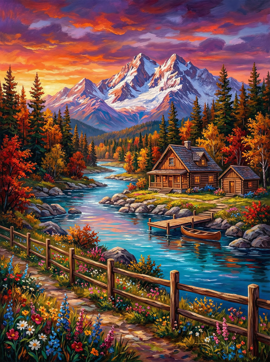Autumn River Retreat (120 Colours)