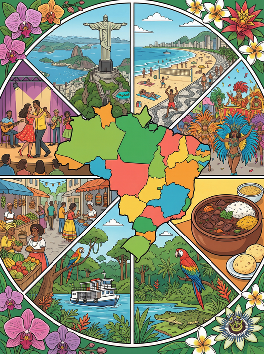 Brazilian Spirit Collage (80 Colours)