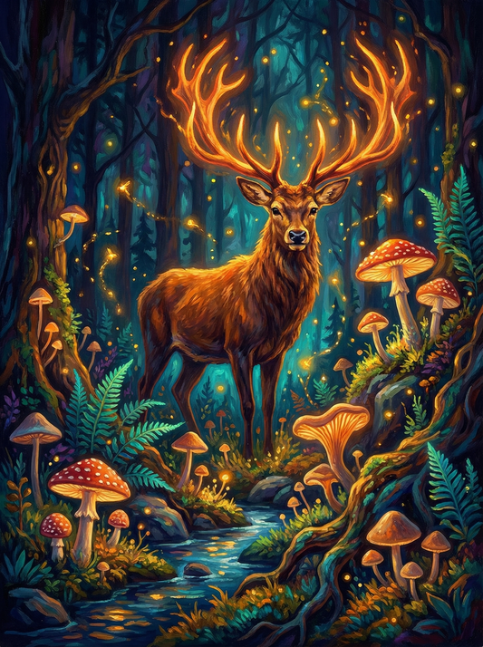 Enchanted Forest Deer (80 Colours)