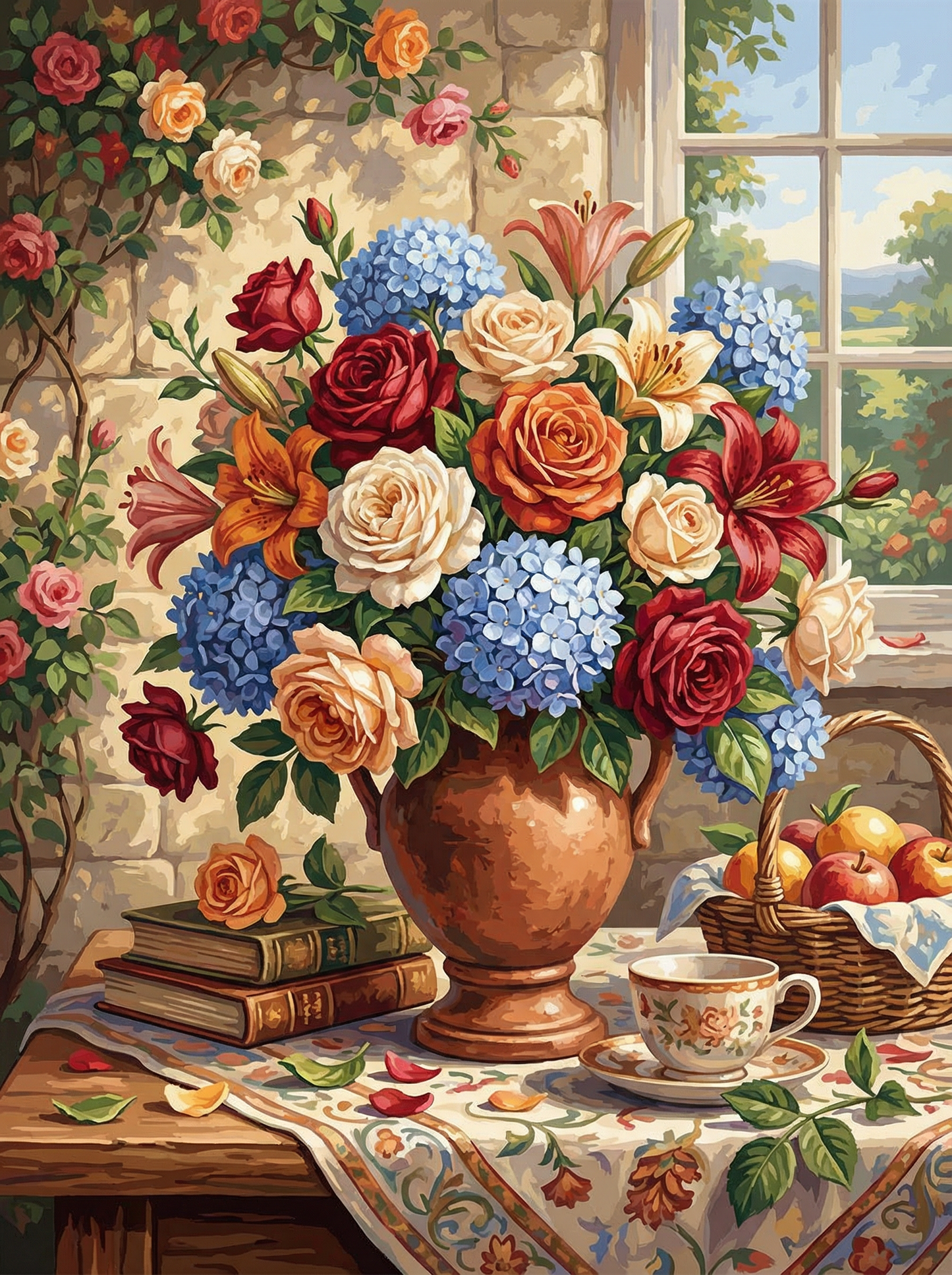 Sunlit Cottage Bouquet (80 Colours)