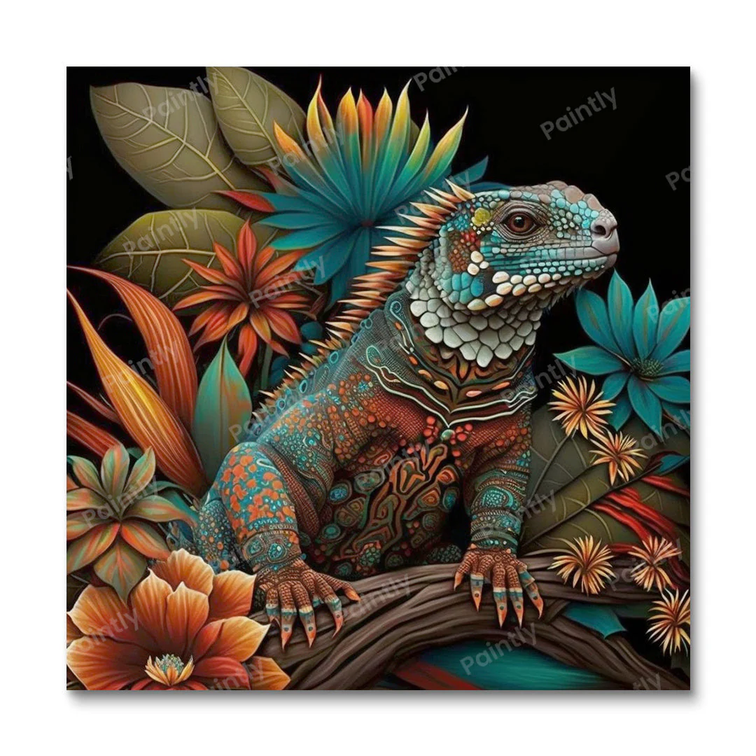 Aboriginal Art Lizard II