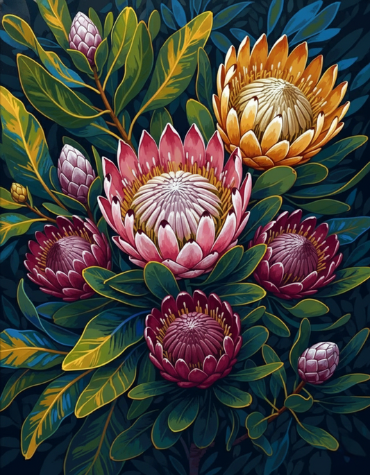 Protea Garden (80 Colours)